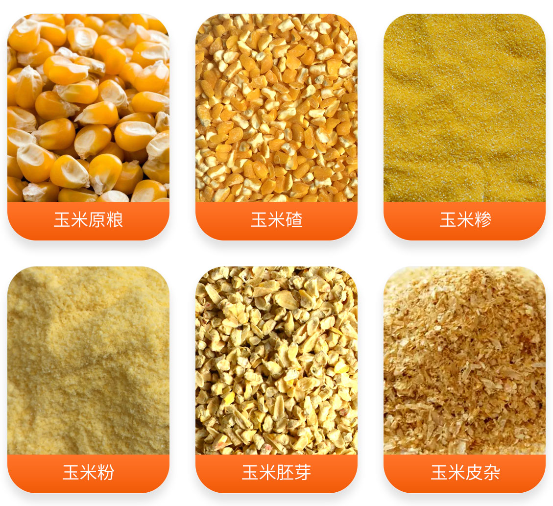 玉米提胚芽制糁制粉成套设备产成品图